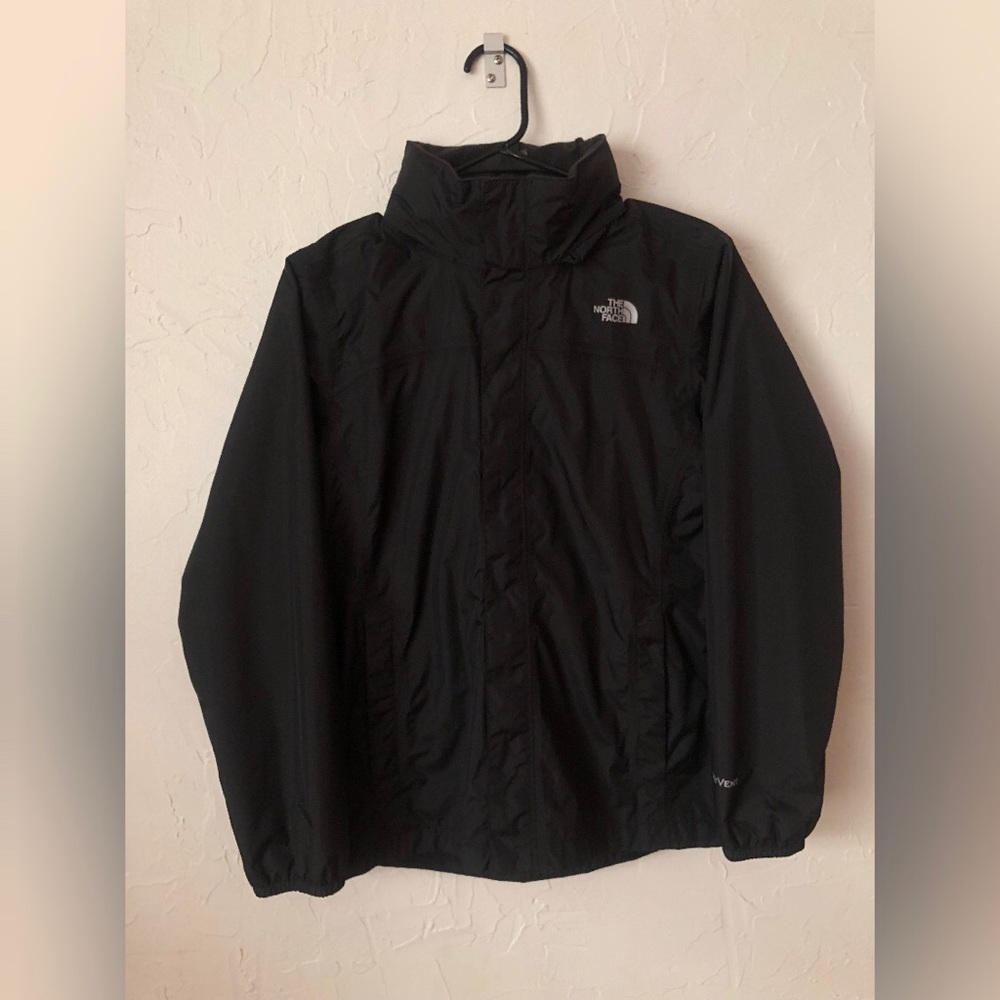 Boys L North Face Black Windbreaker